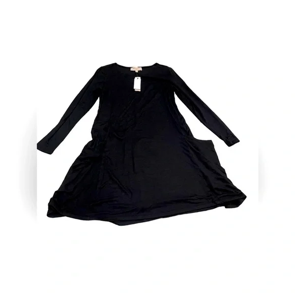 winter denim dress jeans long sleeve Never Out Done Denim Dress Small